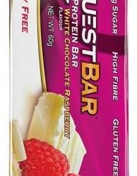 Quest Protein Bar White Chocolate Raspberry G/F 12x60g
