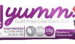 Maxine's YUMM Bar Blueberry Cheesecake G/F 12x50g