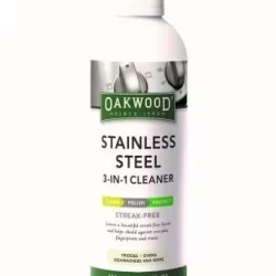 Oakwood Stainless Steel 3 in 1 Cleaner Streak-Free 250ml