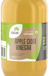Lotus Organic Apple Cider Vinegar + (Mother) G/F 1Lt