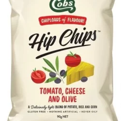Cobs Hip Chips Tomato, Cheese & Olive G/F 8x90g