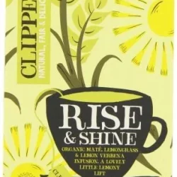 Clipper Rise & Shine - Organic Mate, Lemongrass & Lemon Verbena 20 Teabags
