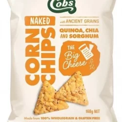 Cobs Naked Corn Chips The Big Cheese G/F 12x168g