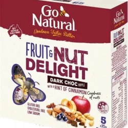 Go Natural Fruit & Nut Delight with Dark Chocolate Ripple 35g x 5 Bars