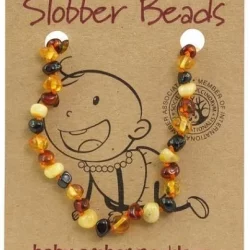 Slobber Beads Baby Multi Round Necklace