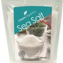 Ceres Organics Coarse Sea Salt 500g Unrefined Natural