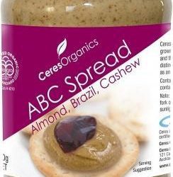Ceres Organics ABC Spread 300g (Almond, Brazil, Cashew)
