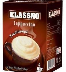 Klassno Cappuccino Traditional G/F (8 Sachets) 100g
