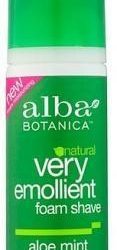 Alba Very Emollient Shave Foam Aloe Mint 145ml
