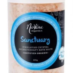 Nirvana Himalayan Crystal Salt Sanctuary Scented Bath Salts 600gm