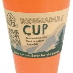EcoSouLife Bamboo Cup Orange 443ml