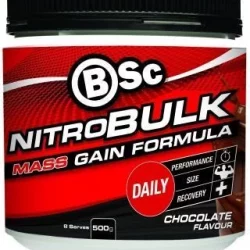 BSc Nitrobulk Muscle Premium Gainer Chocolate Fudge Powder 500g