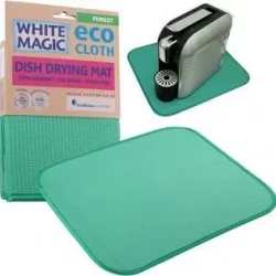 White Magic Eco Cloth Dish Drying Mat Forest - 40x45cm