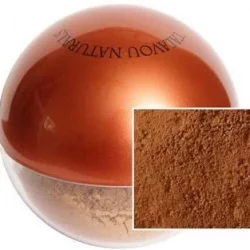 Talavou Naturals Dark Powder 8g with Kabuki Brush