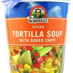 Dr McDougall Big Cup Soup Tortilla with Bake Chips 56g
