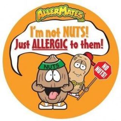 AllerMates Im Not Nuts Just Allergic To Them Stickers - 24 Pack