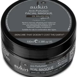 Sukin Anti-Pollution Facial Masque Oil Balancing Plus Charcoal 100ml