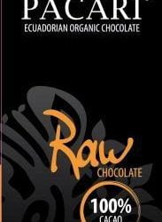 Pacari Biodynamic Raw Choc 100% Cacao Bars 50g
