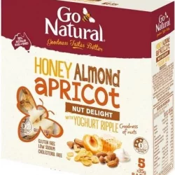 Go Natural Honey Almond & Apricot Ripple 5 x 35gm