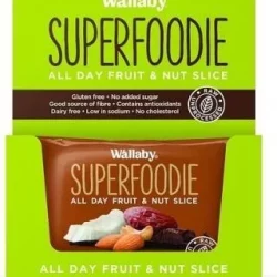 Wallaby Superfoodie Cappuccino Cacao Slice G/F 8x48g