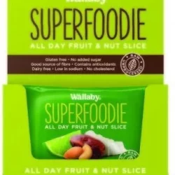 Wallaby Superfoodie Coconut Lime Slice G/F 8x48g