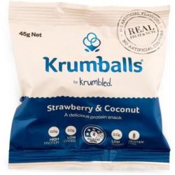 Krumballs Strawberry & Coconut G/F 12x45g