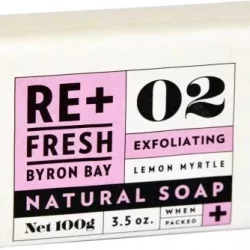ReFresh Byron Bay Lemon Myrtle Soap Exfoliant Bxed 11x100g