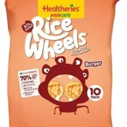 Healtheries Kidscare Rice Wheels Burger 10Pk