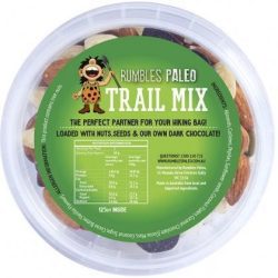Rumbles Paleo Trail Mix 125g Tub AUG17
