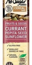 Well,naturally NAS Cereal Bar Fruits&Seeds Currant Pepita Seed Sunflower G/F 16x35g