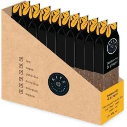 Kitz Living Foods Organic Turmeric & Ginger Bars G/F 10x45g