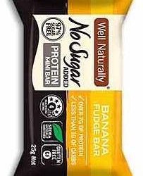 Well,naturally NAS Protein Mini Bar Banana Fudge 20x25g