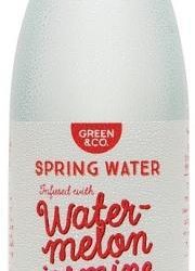 Green & Co Spring Water Infused with Watermelon, Jasmine, Mint 500ml