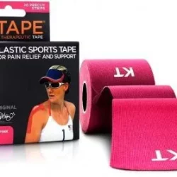 KT Tape Cotton 20 Precut 10" Strips Pink