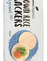 Ceres Organics Brown Rice Crackers Original G/F 115g