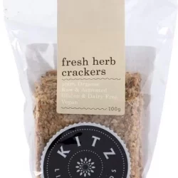 Kitz Living Foods Organic Fresh Herb Crackers G/F 150g