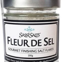 Sassi Salts Fleur de Sel Gourmet Finishing Salt Flakes 200g