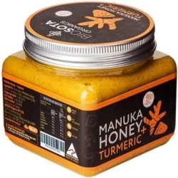 Biosota Organics Manuka Honey Jellybush MGO 30+ Turmeric, Cinnamon 300g
