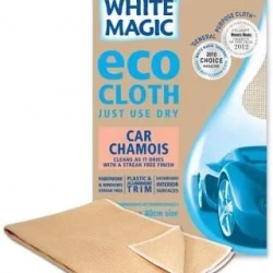 White Magic Eco Cloth Car Chamois - 60x40cm