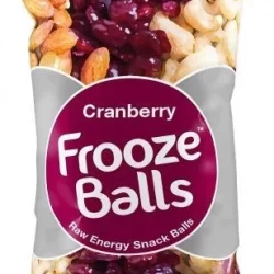 Frooze Balls Raw Energy Snack Balls Cranberry (5balls) G/F 70g