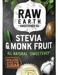 Raw Earth Sweetener Stevia & Monk Fruit All Natural Sweetener Canister 200g