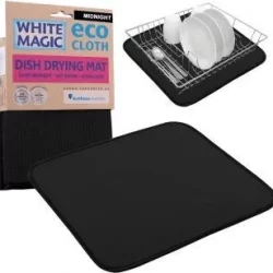 White Magic Dish Drying Mat Midnight - 40x45cm