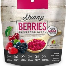 Natural Health Co Skinny Berries Superfood Detox + Maca Powder G/F 160g