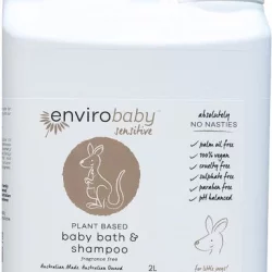 Enviro Care Sensitive Baby Bath & Shampoo 2L New