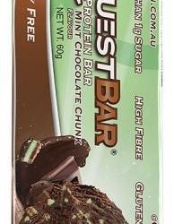 Quest Protein Bar Mint Choc Chunk G/F 12x60g