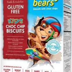 Orgran Kids Itsy Bitsy Bears Choc Chip Biscuits G/F 175g