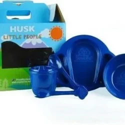 EcoSouLife Rice Husk Little People 5Pc Set Gold Denim