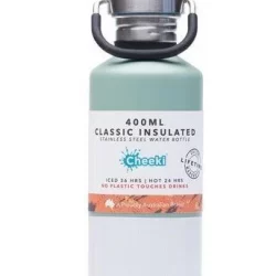 Stainless Steel Bottle  Insulated - Pistachio White 400ml