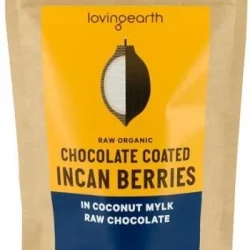 Loving Earth Chocolate Coated Incan Berries In Coconut Mylk Chocolate 60g