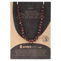 Walnut Adult Necklace 44cm